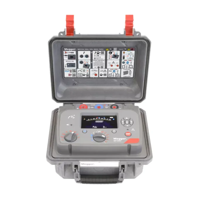 Advanced 5 kV, 10 kV and 15 kV insulation resistance testers