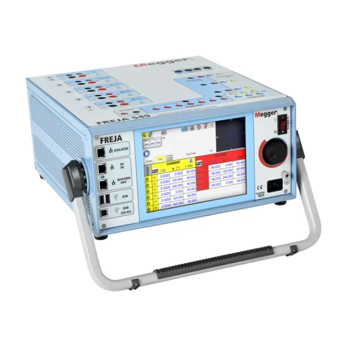 FREJA 549 relay test system