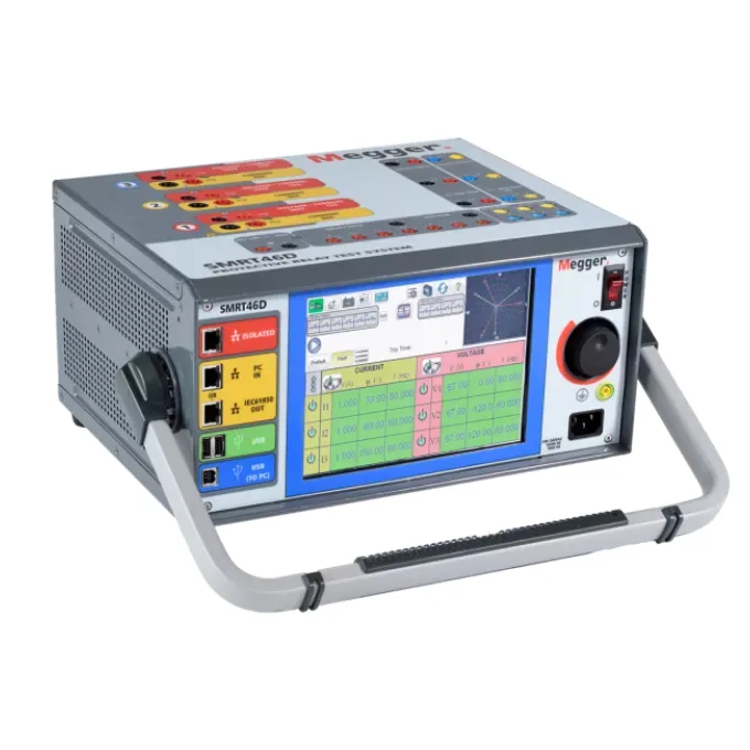 SMRT46 and 46D multi-phase relay testers