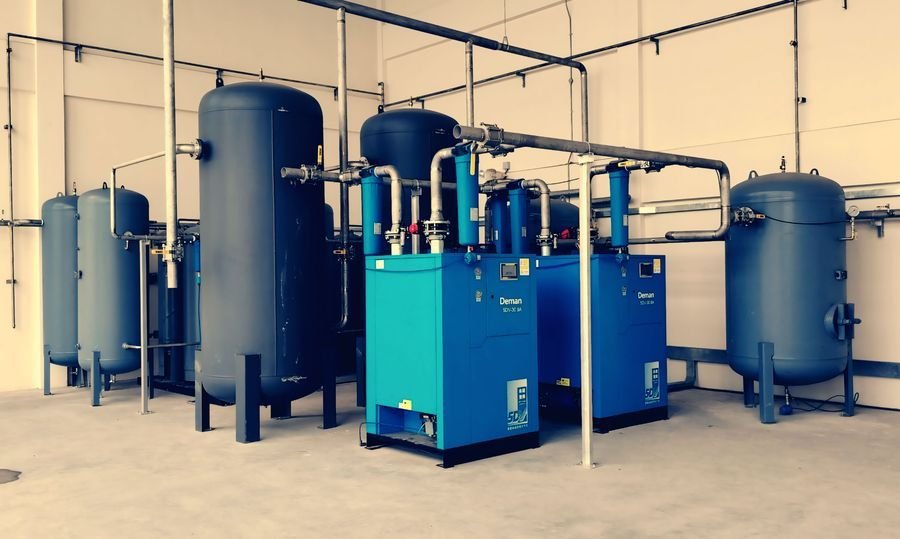 Marine air compressors